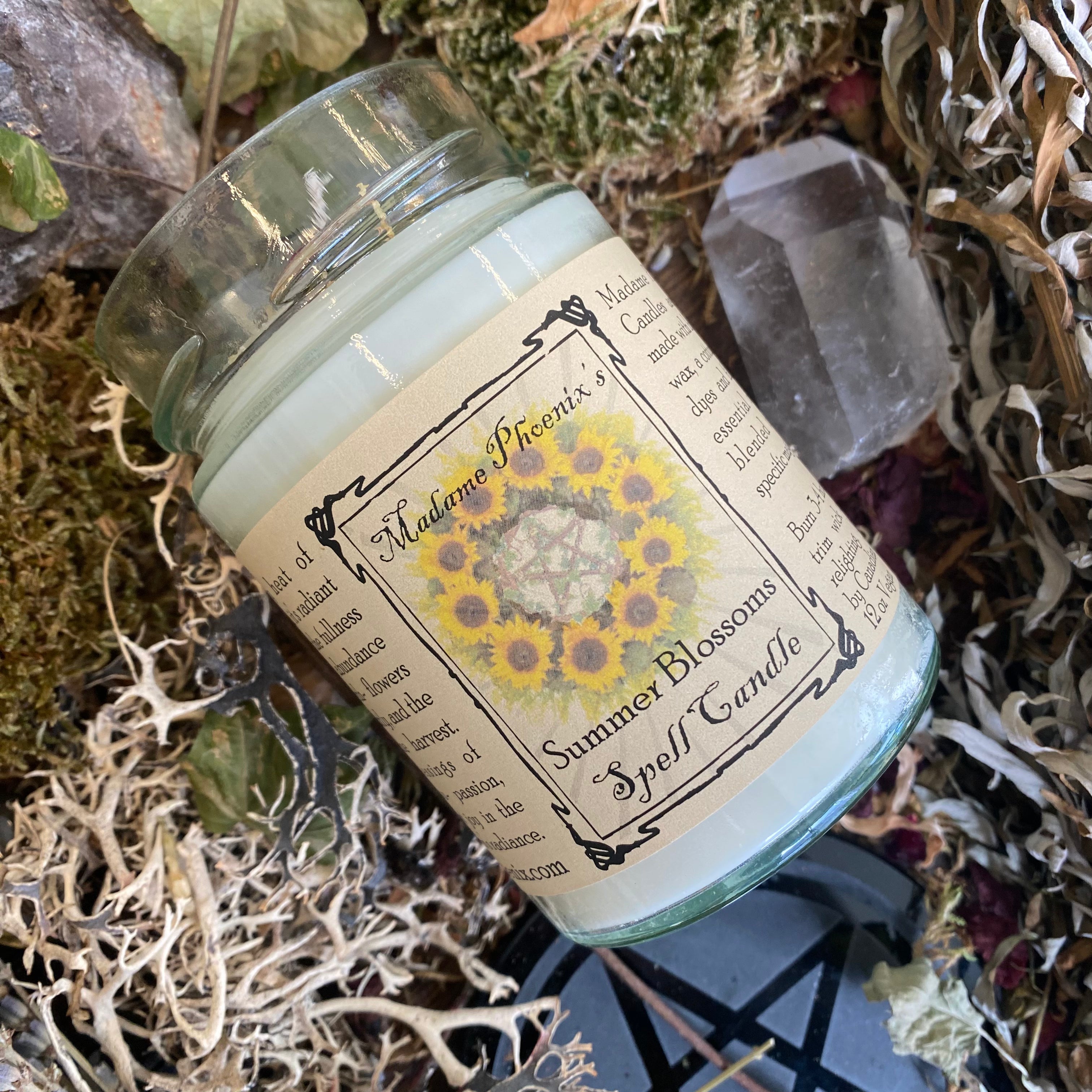 Summer Blossoms Spell Candle