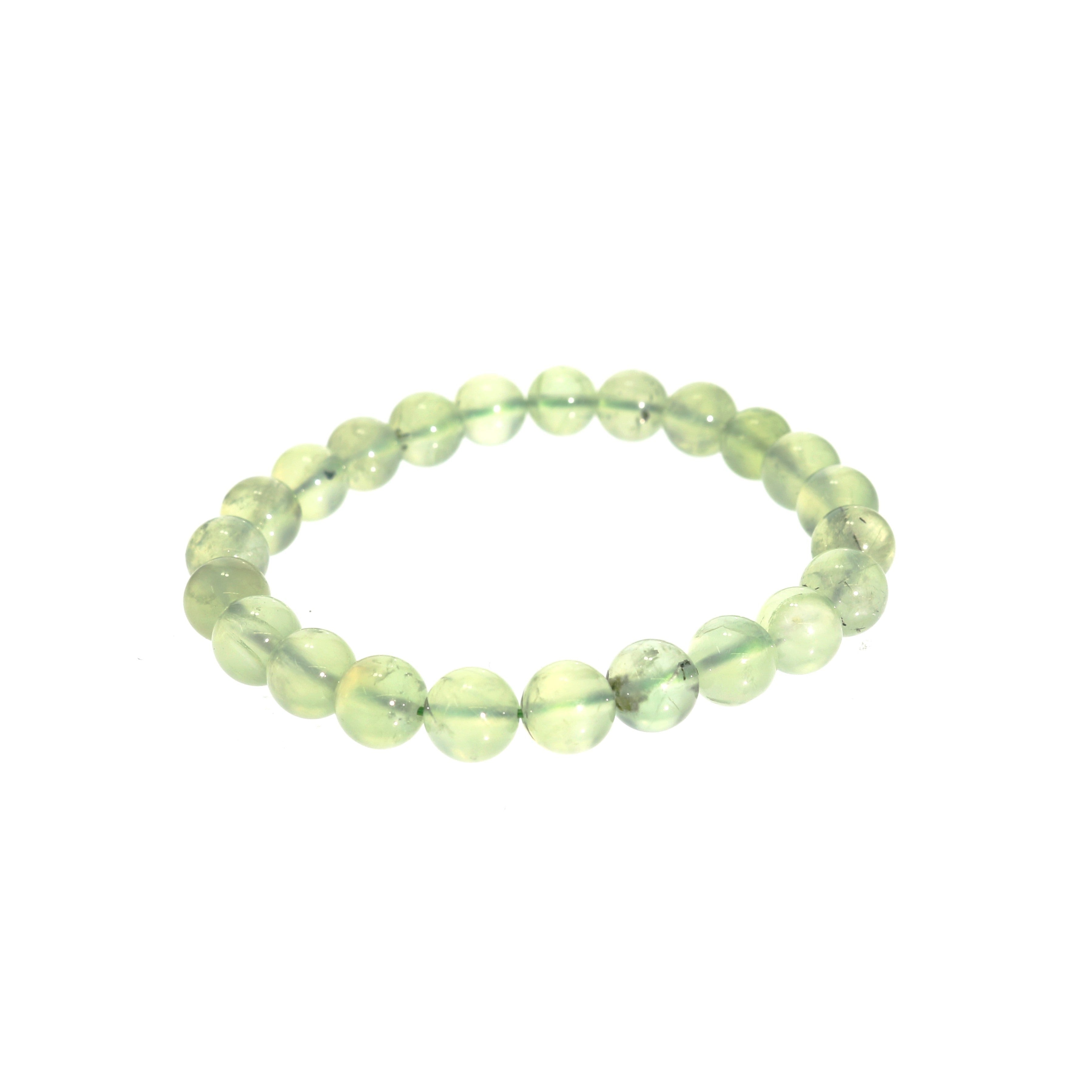 Prehnite Bead Bracelet