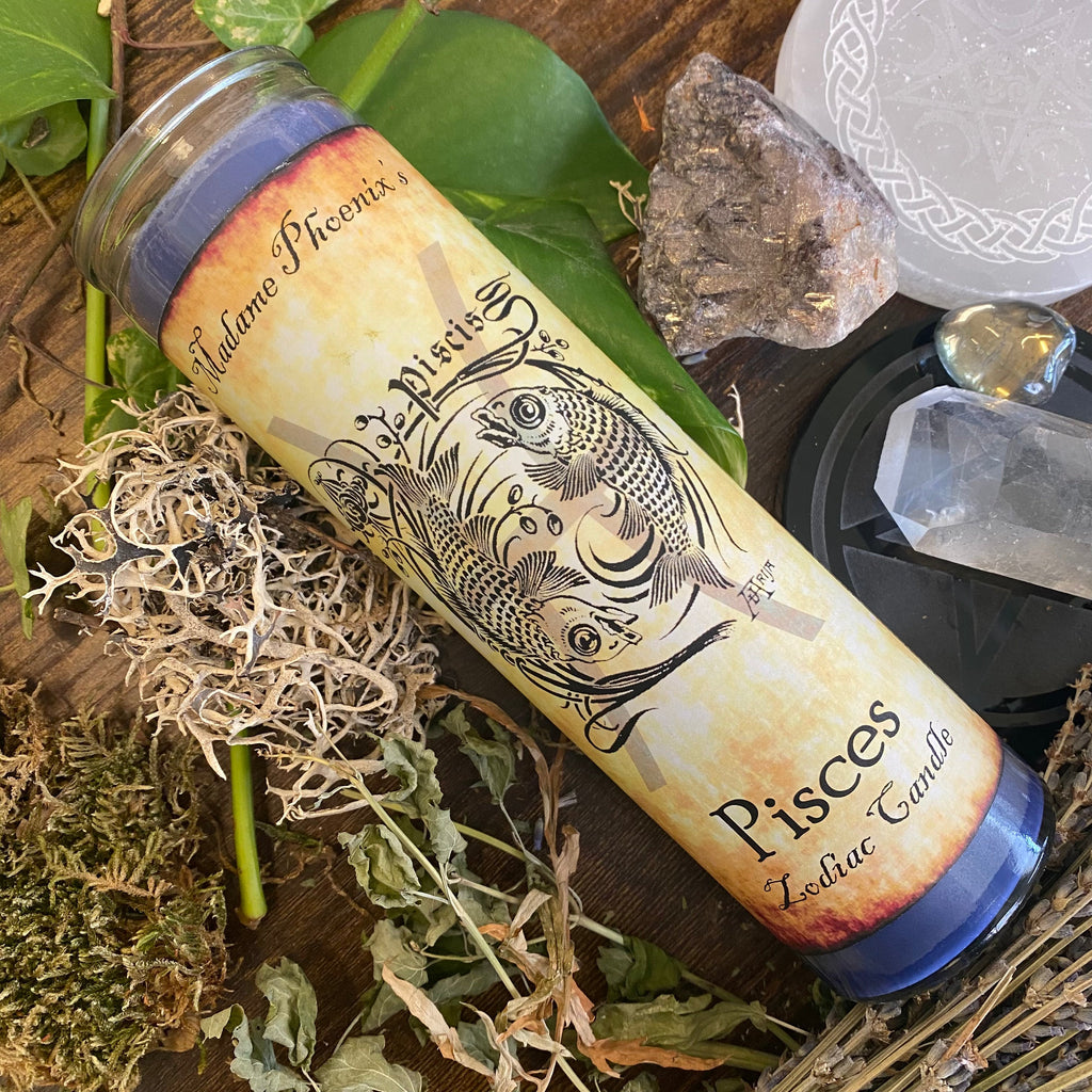 Zodiac Magic Pisces Spell Candle