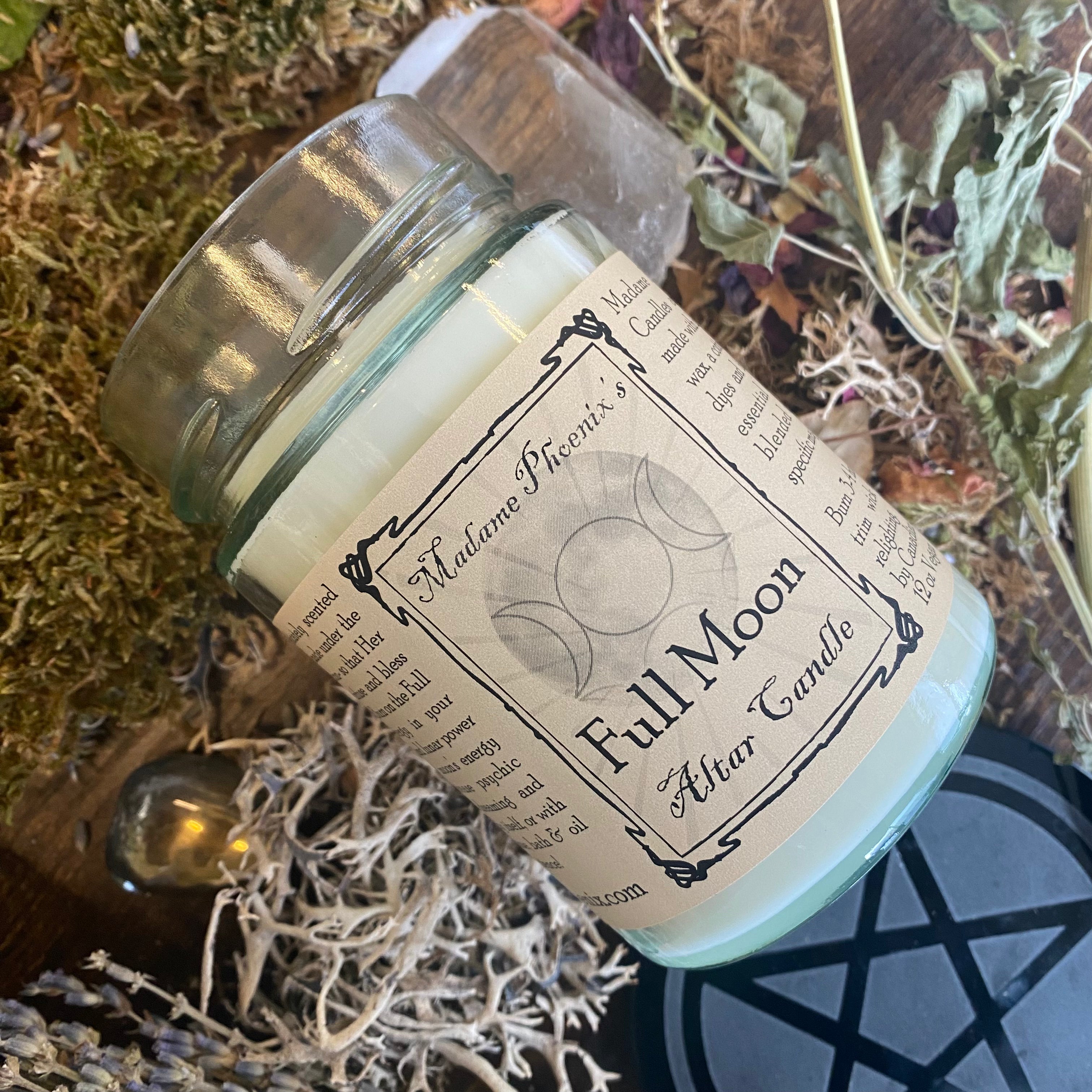 Full Moon Magic Spell Candle