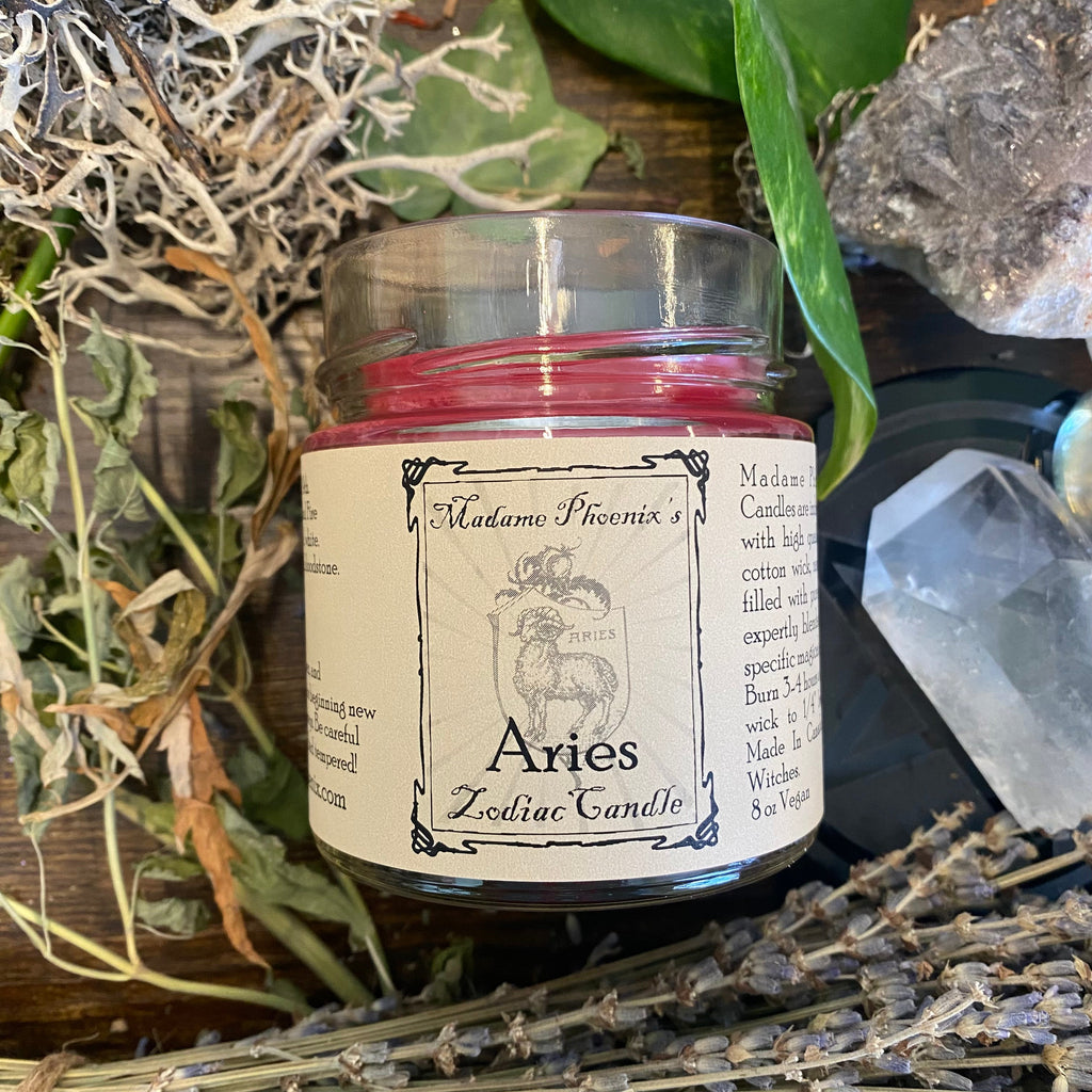 Zodiac Magic Aries Spell Candle