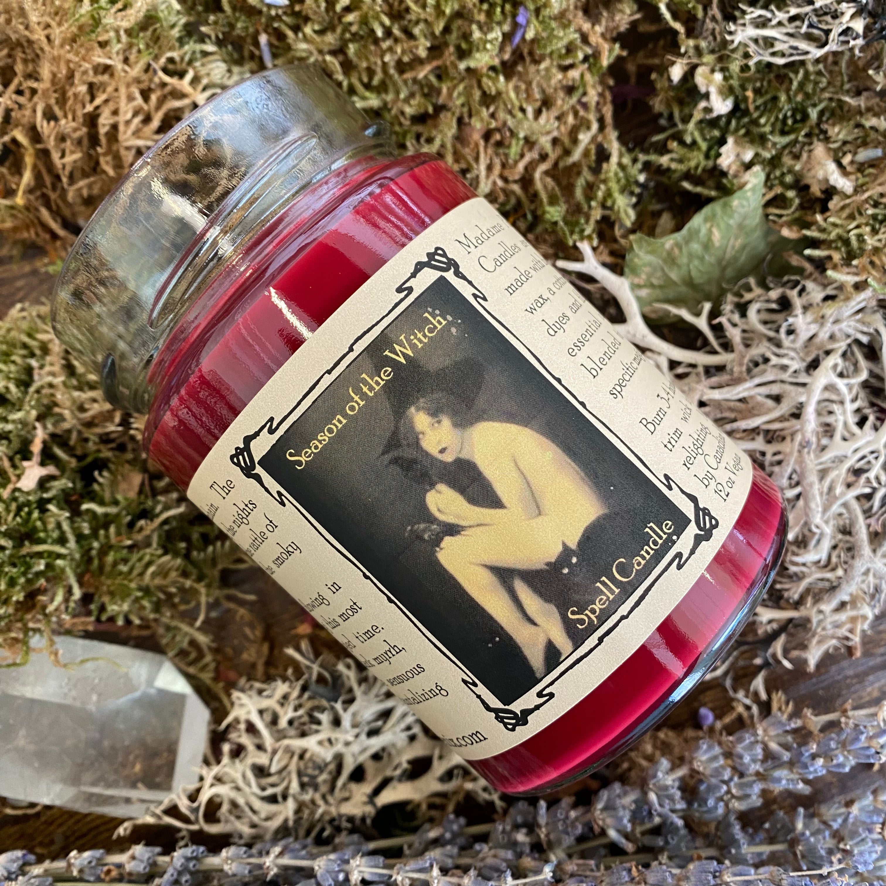 Season of the Witch Magic Samhain Spell Candle