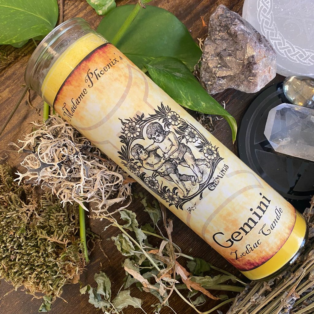 Zodiac Magic Gemini Spell Candle