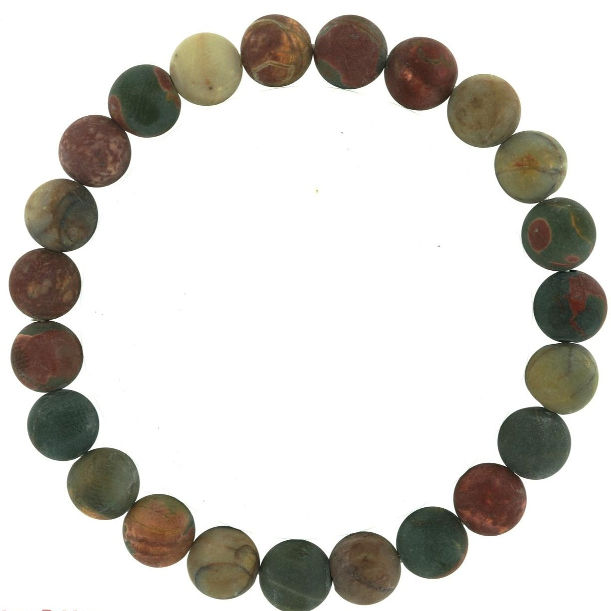 Picasso Jasper Bead Bracelet