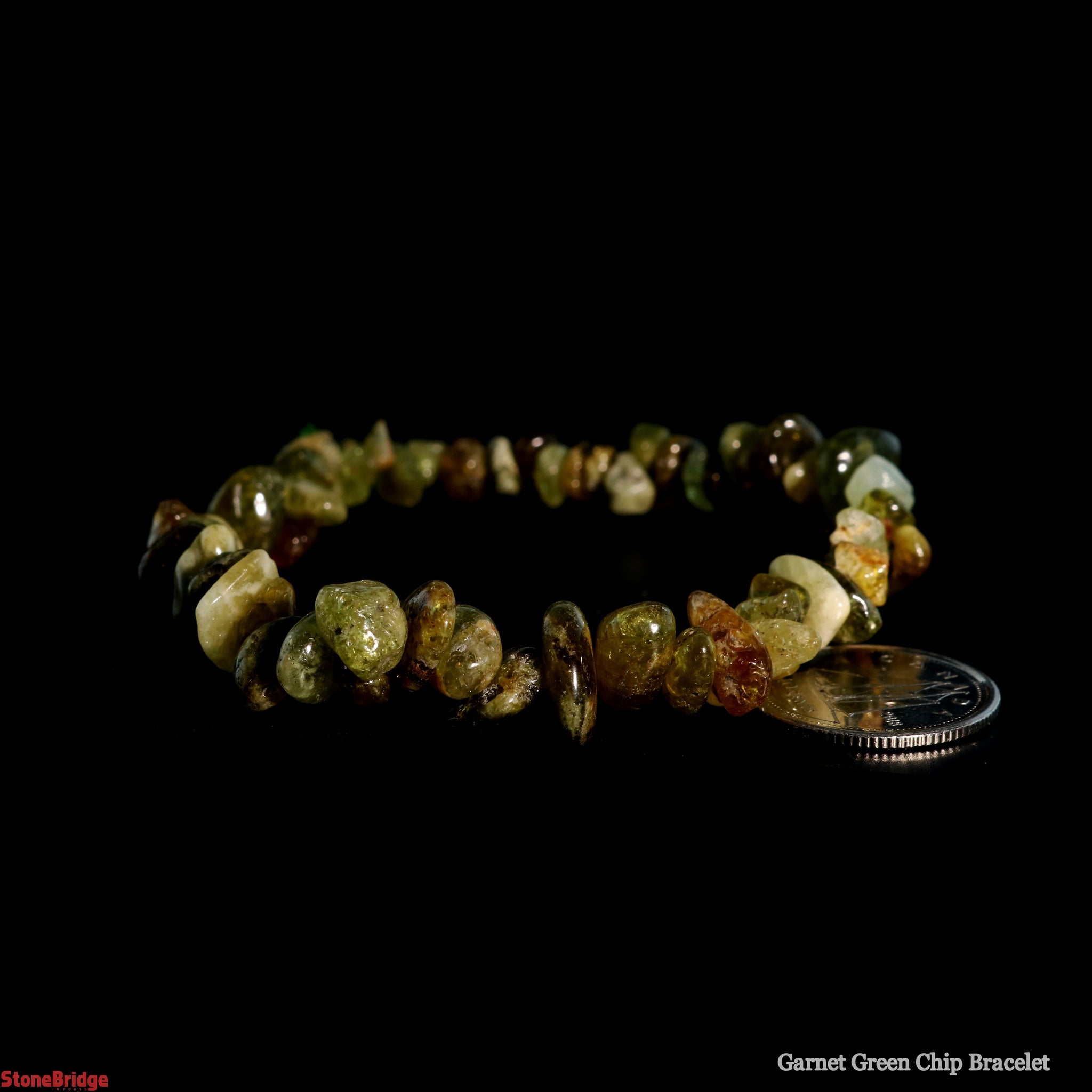 Garnet Bead Bracelet