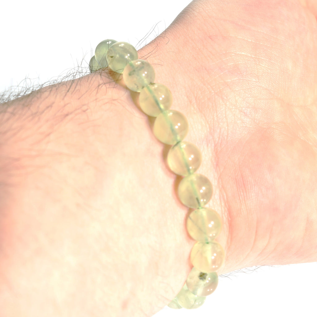 Prehnite Bead Bracelet
