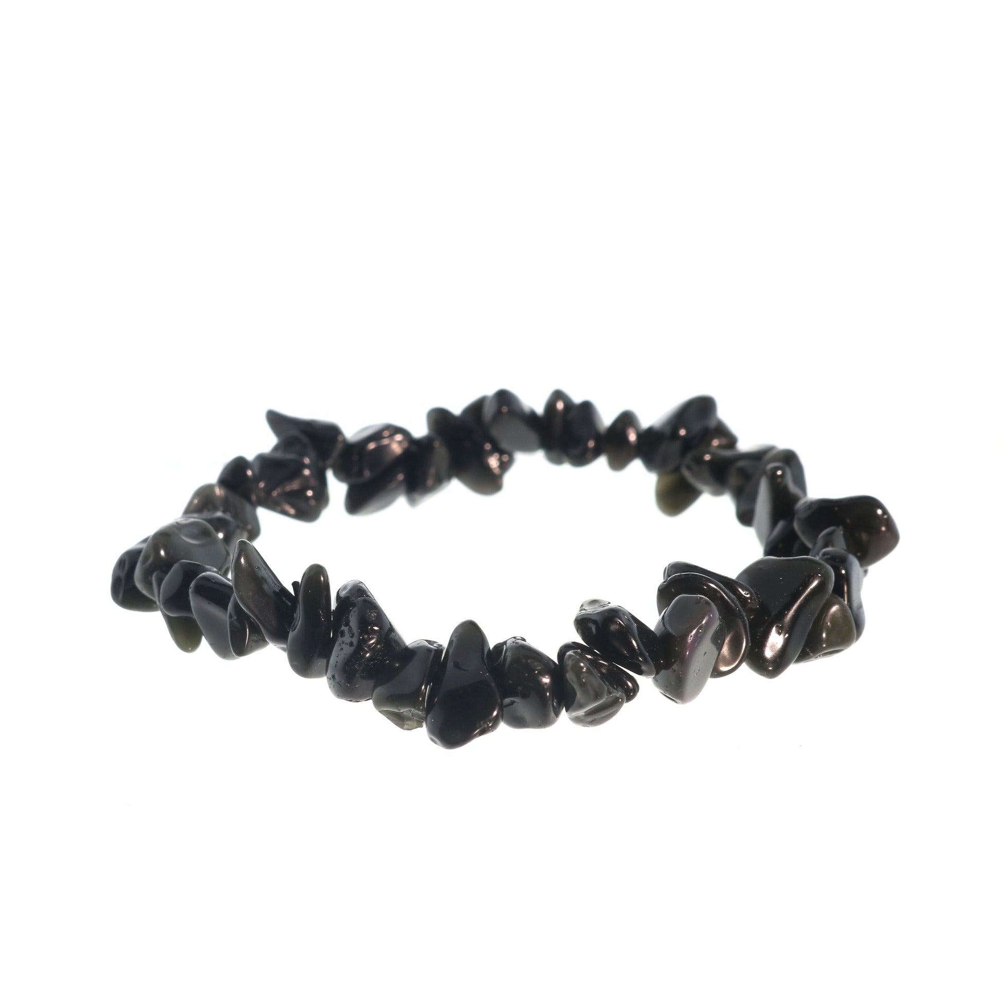 Obsidian Bead Bracelet