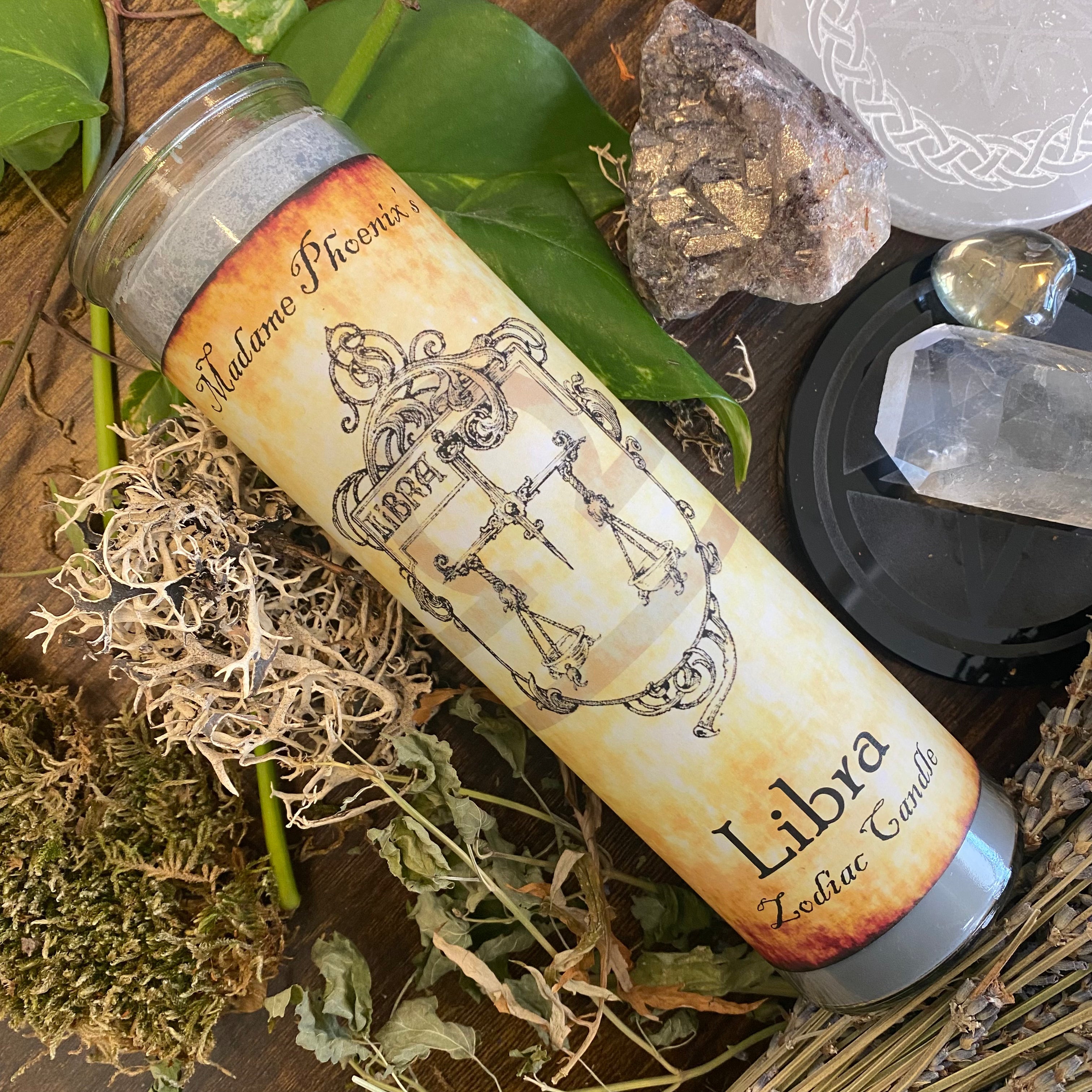 Zodiac Magic Libra Spell Candle
