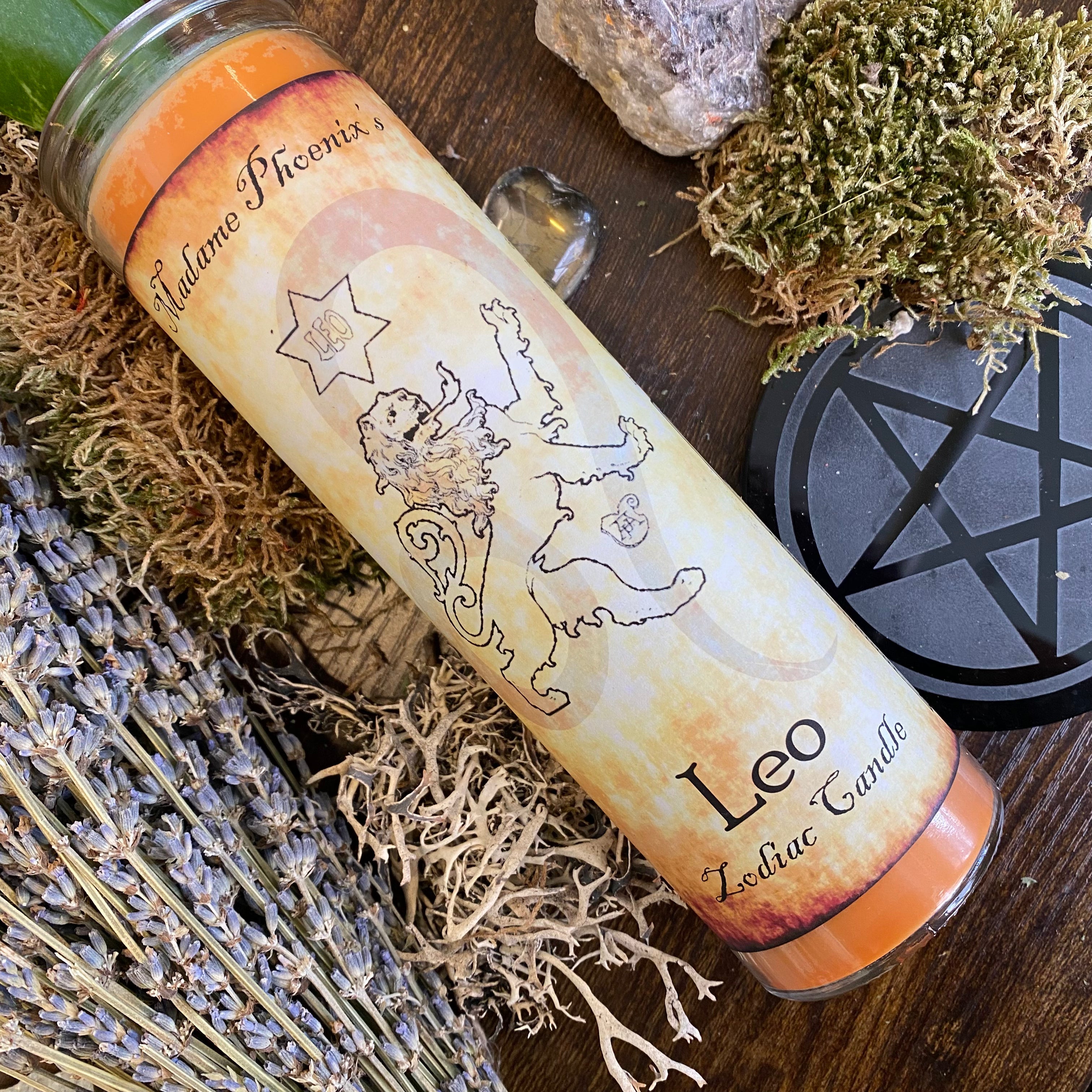 Zodiac Magic Leo Spell Candle