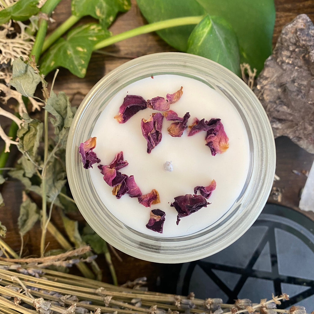 Bed of Roses Spell Candle