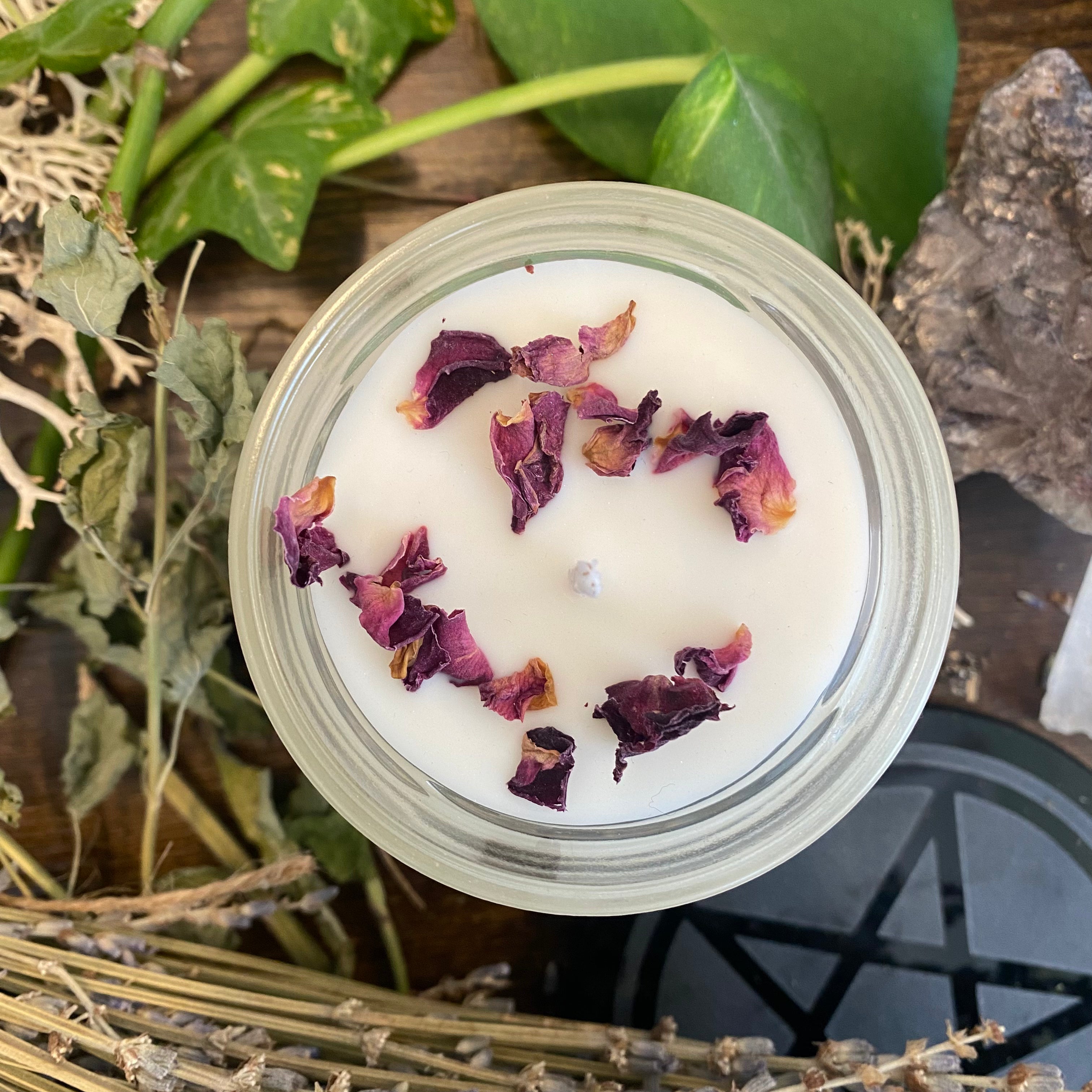Bed of Roses Spell Candle