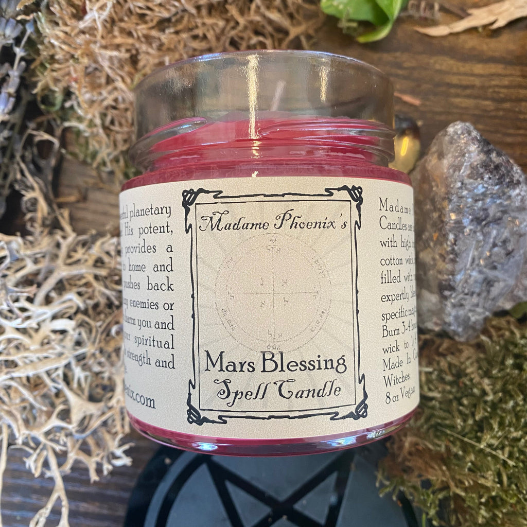 Planetary Magic Mars Spell Candle