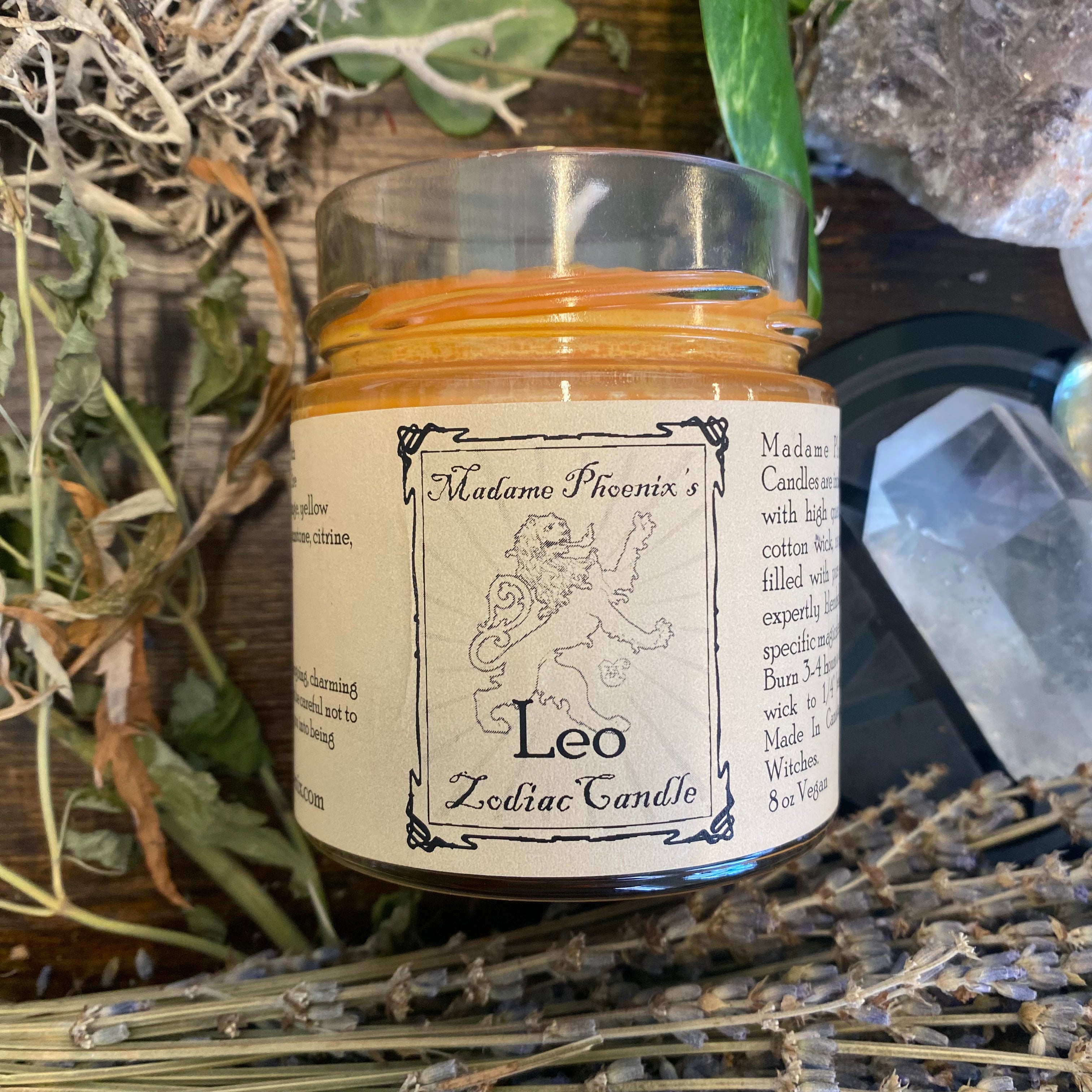 Zodiac Magic Leo Spell Candle