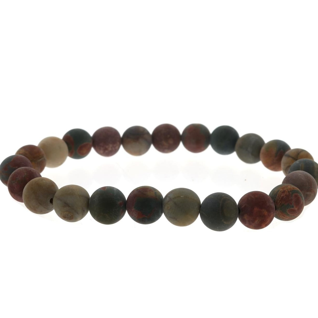 Picasso Jasper Bead Bracelet