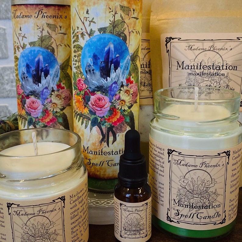 Manifestation Ritual Spell Candle