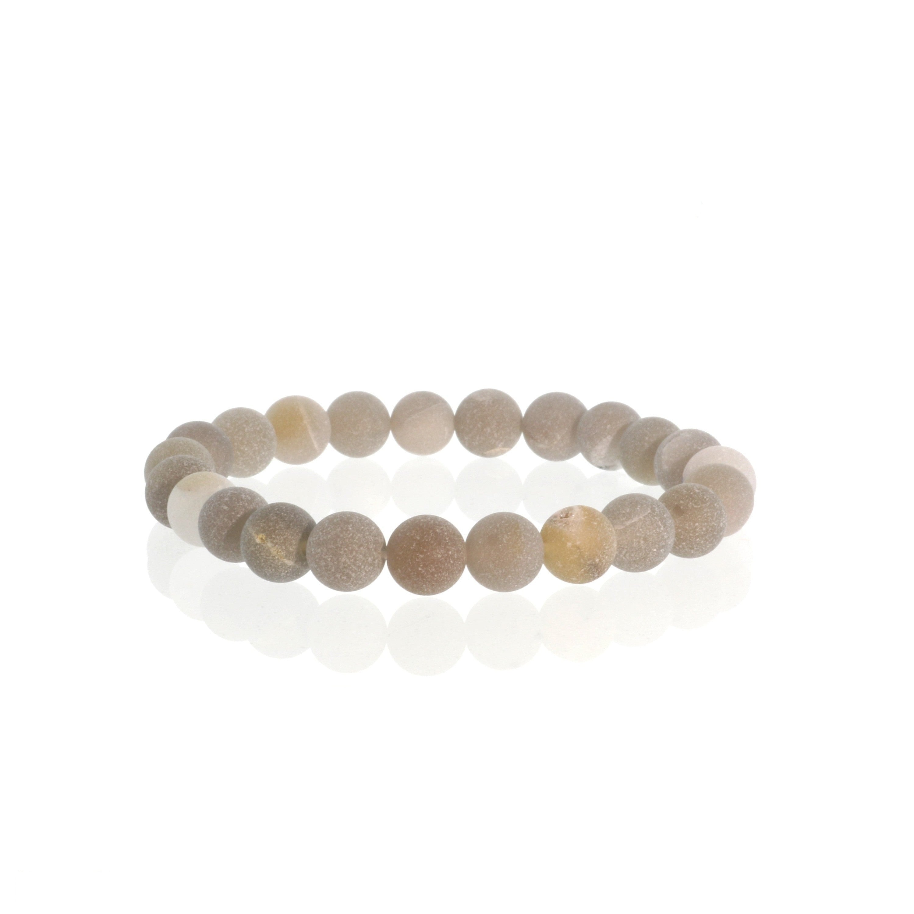 Agate Druzy Bead Bracelet