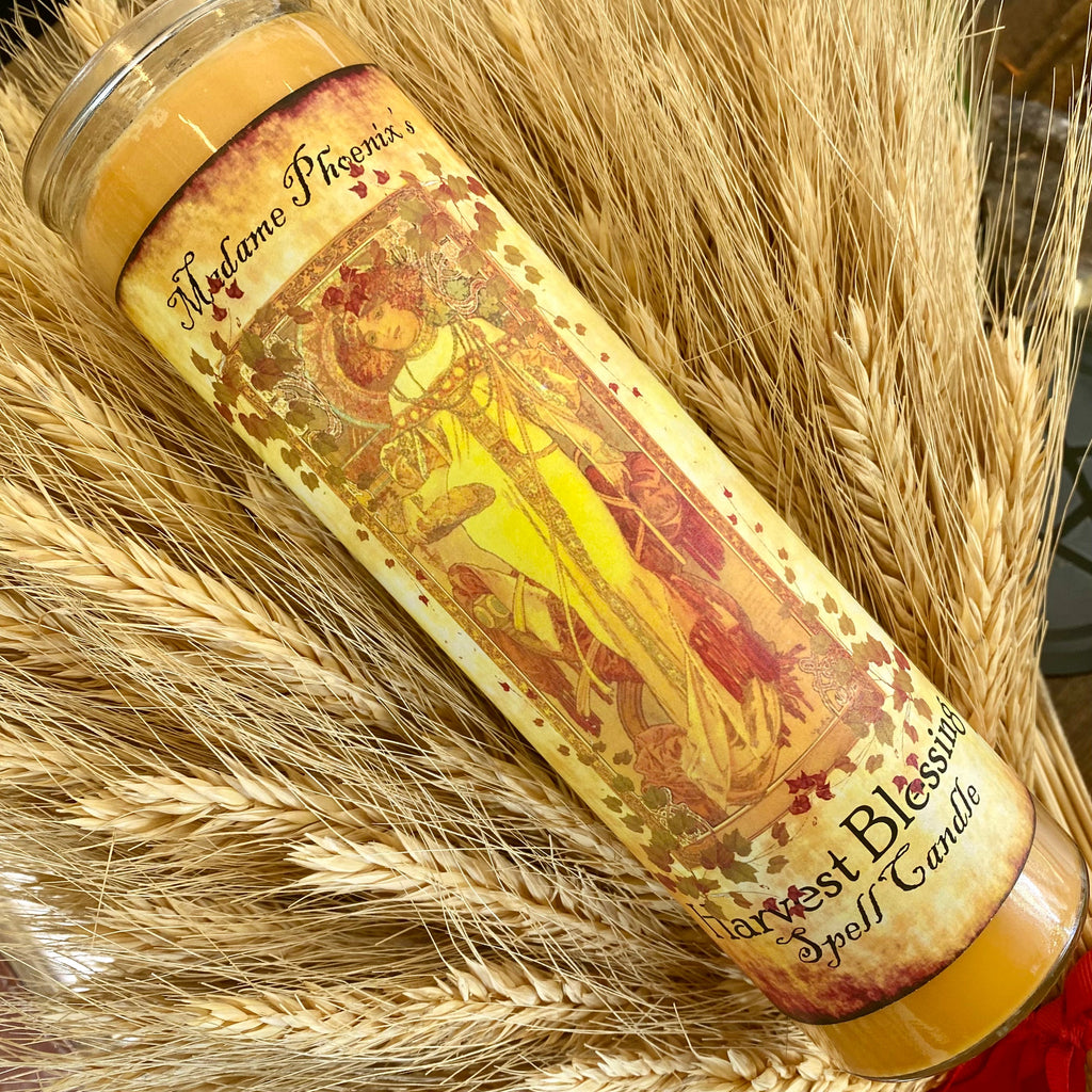 Harvest Blessing Fall Equinox Spell Candle