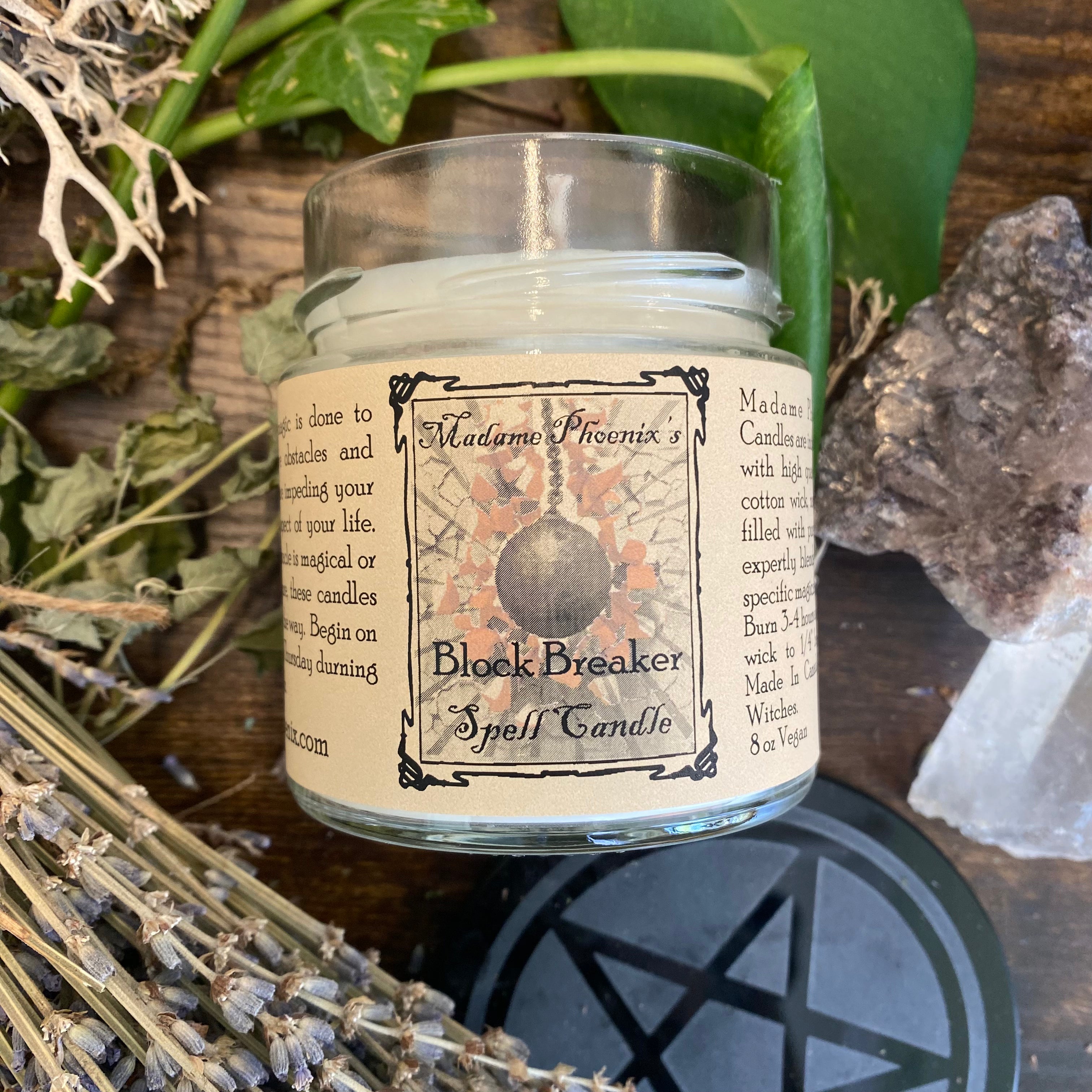 Block Breaker Spell Candle