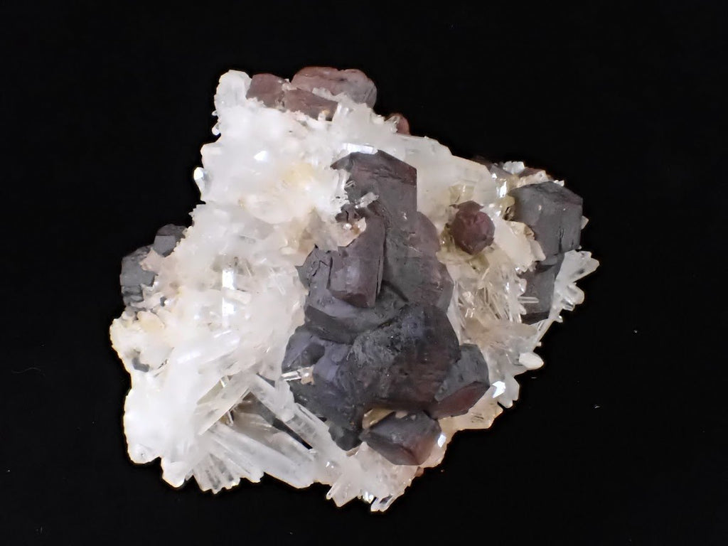Large Black Pyrite & Quartz Cluster – Fengjiashan Mine (1043g)