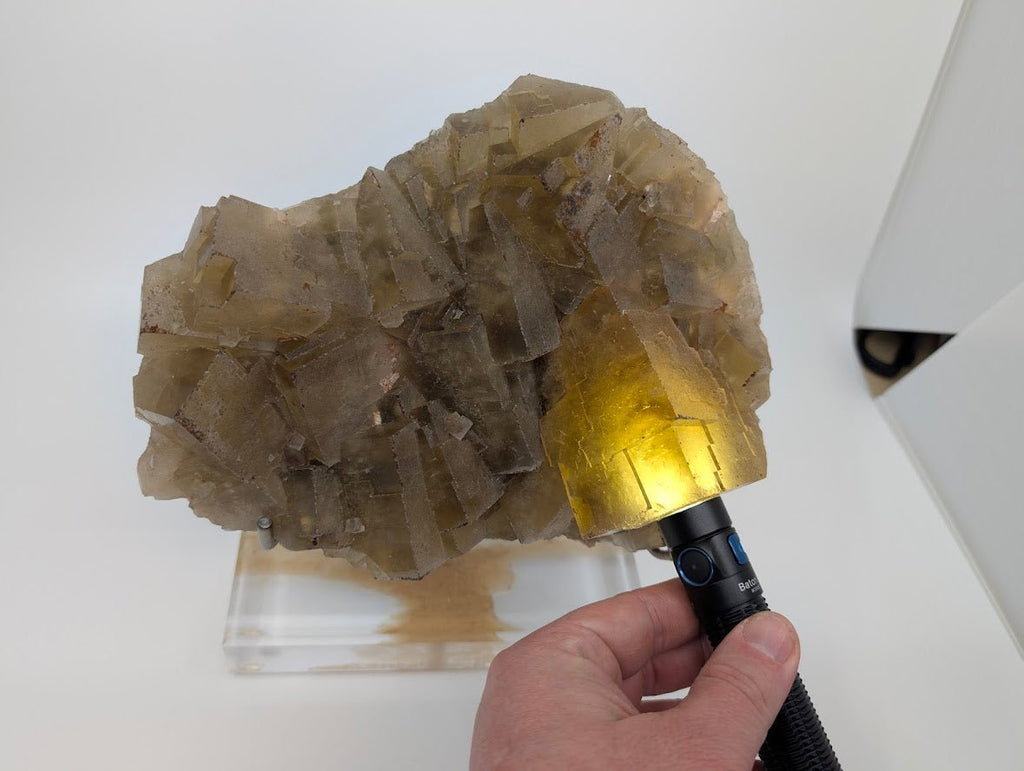 Large Yellow Fluorite Specimen – 9x7 Inches – From Beijing, China