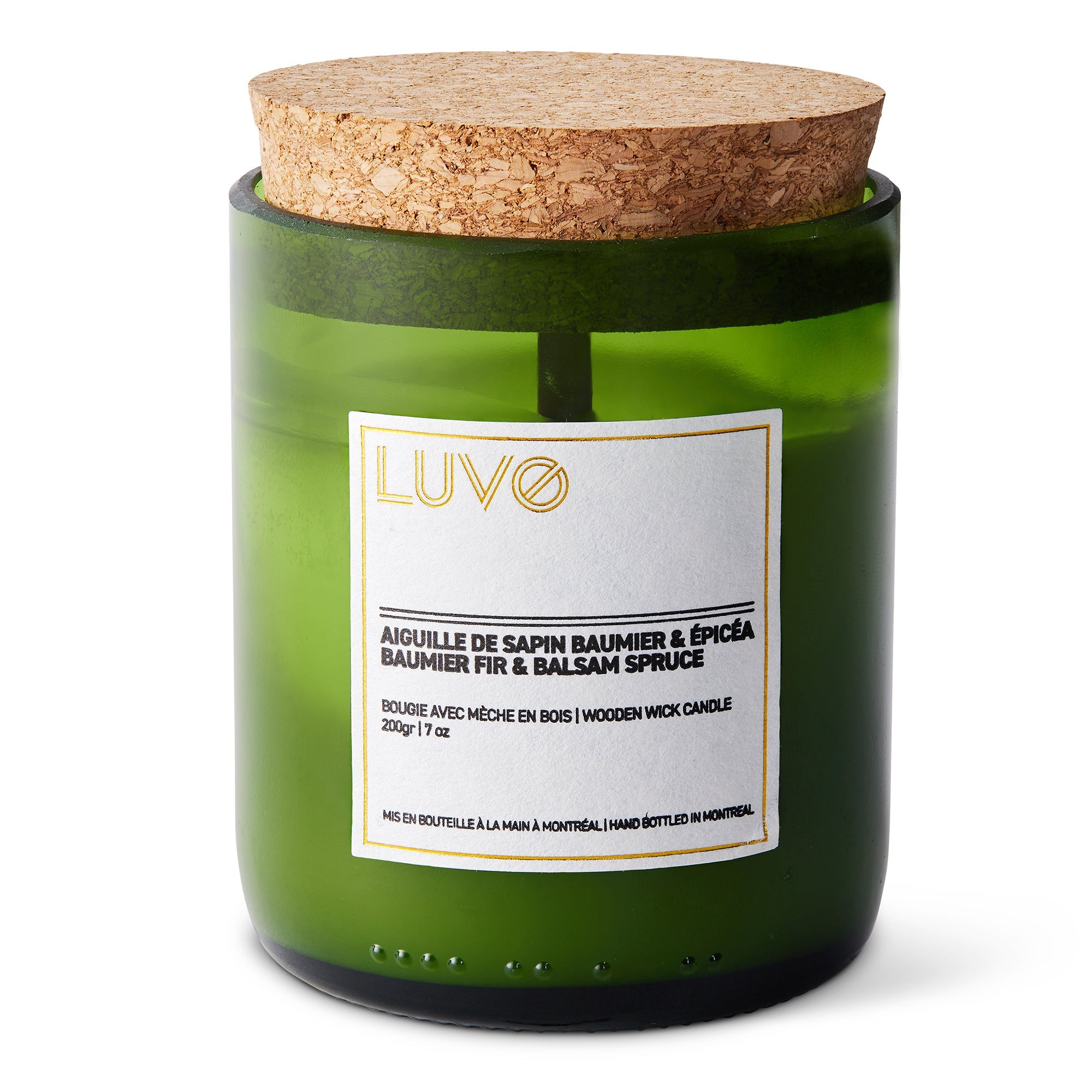 Juniper & Balsam Spruce Wooden Wick Candle