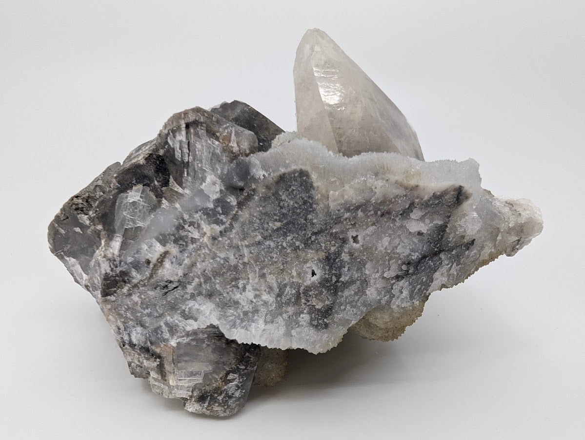 Majestic Dogtooth Calcite with Dendritic Inclusions and Sugar Sphalerite – Fujian, China