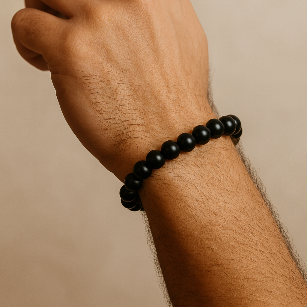 Onyx Bead Bracelet