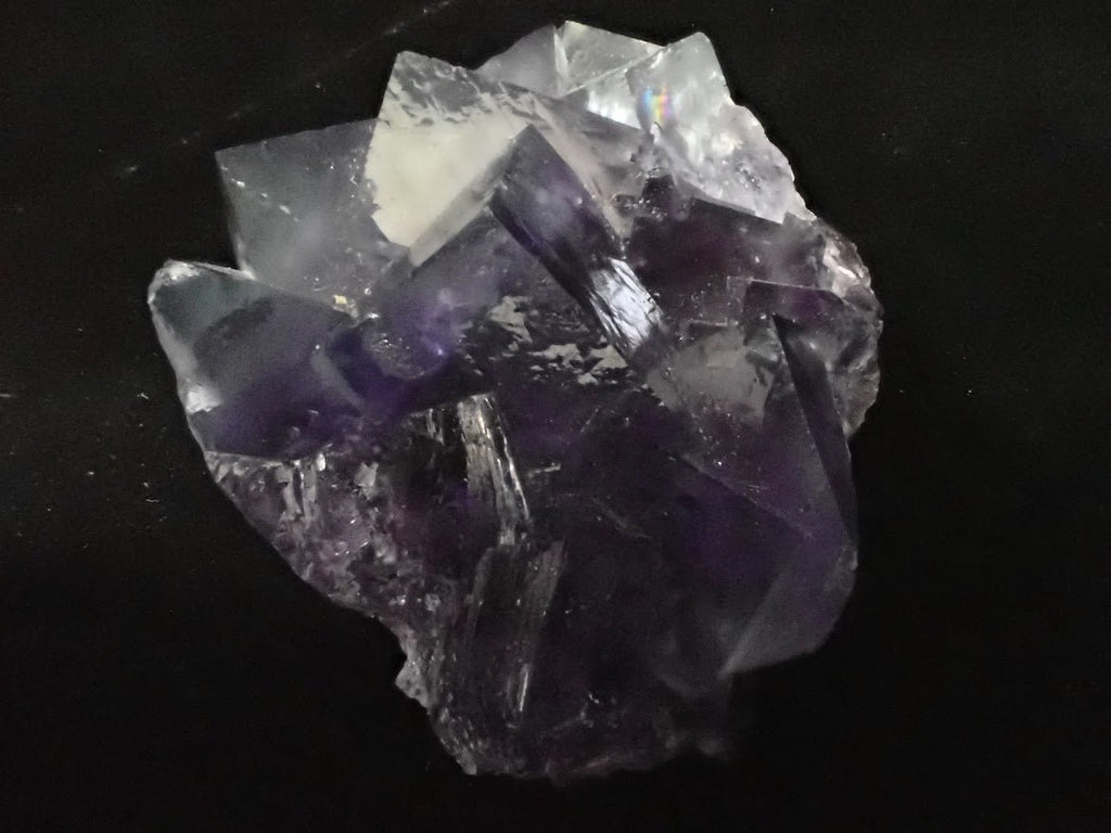 Purple Fluorite – Yindu, Inner Mongolia UV-Active Crystal