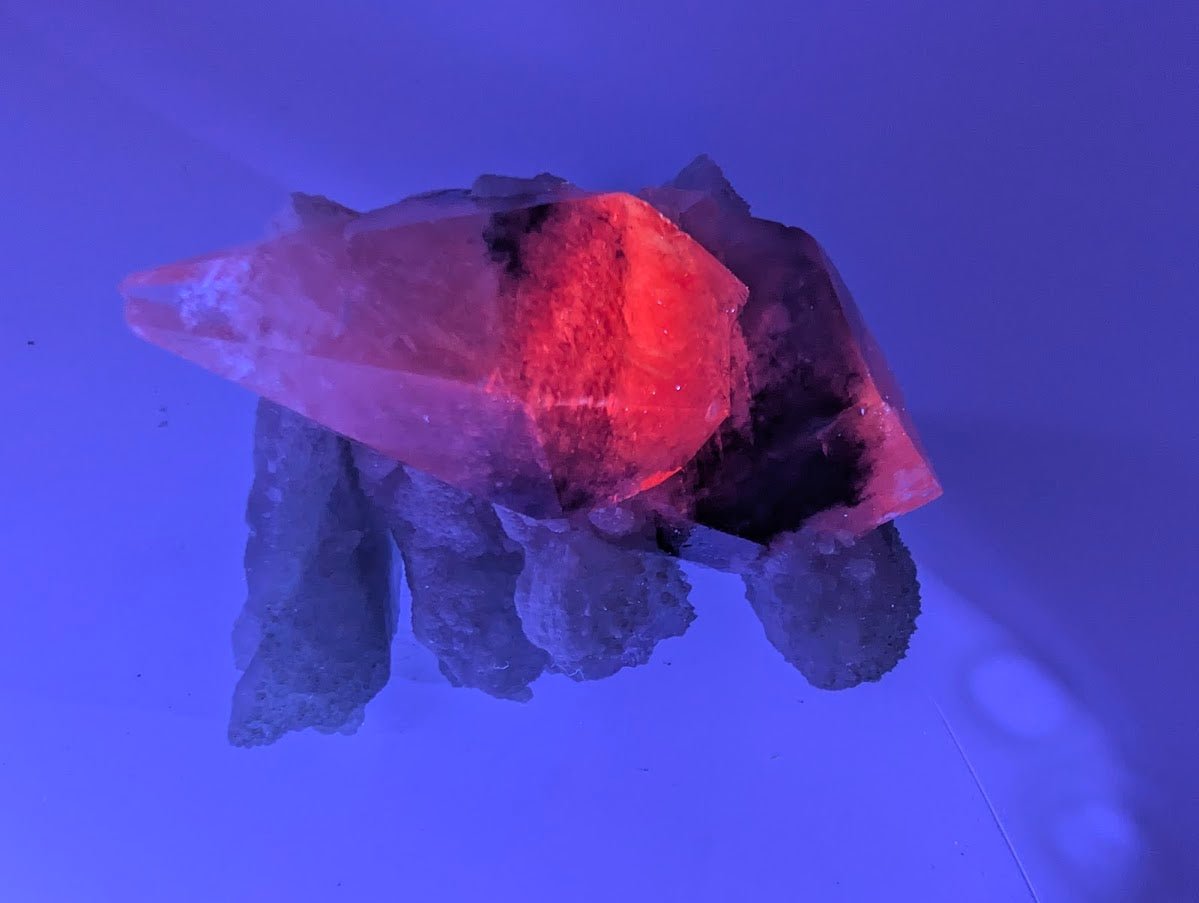 Striking Dogtooth Calcite with Dendritic Inclusions and Sugar Sphalerite