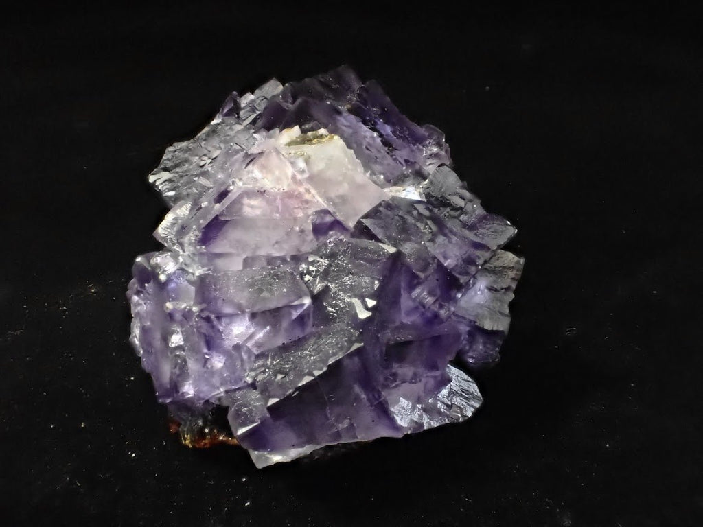 Violet Fluorite with Sphalerite – Elmwood Mine, Tennessee, USA